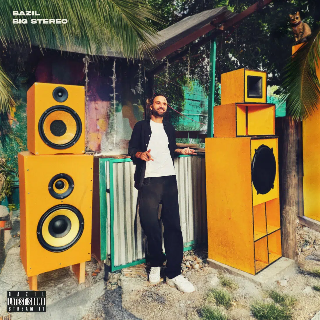 Bazil big stereo album cover, official reggae artist photo